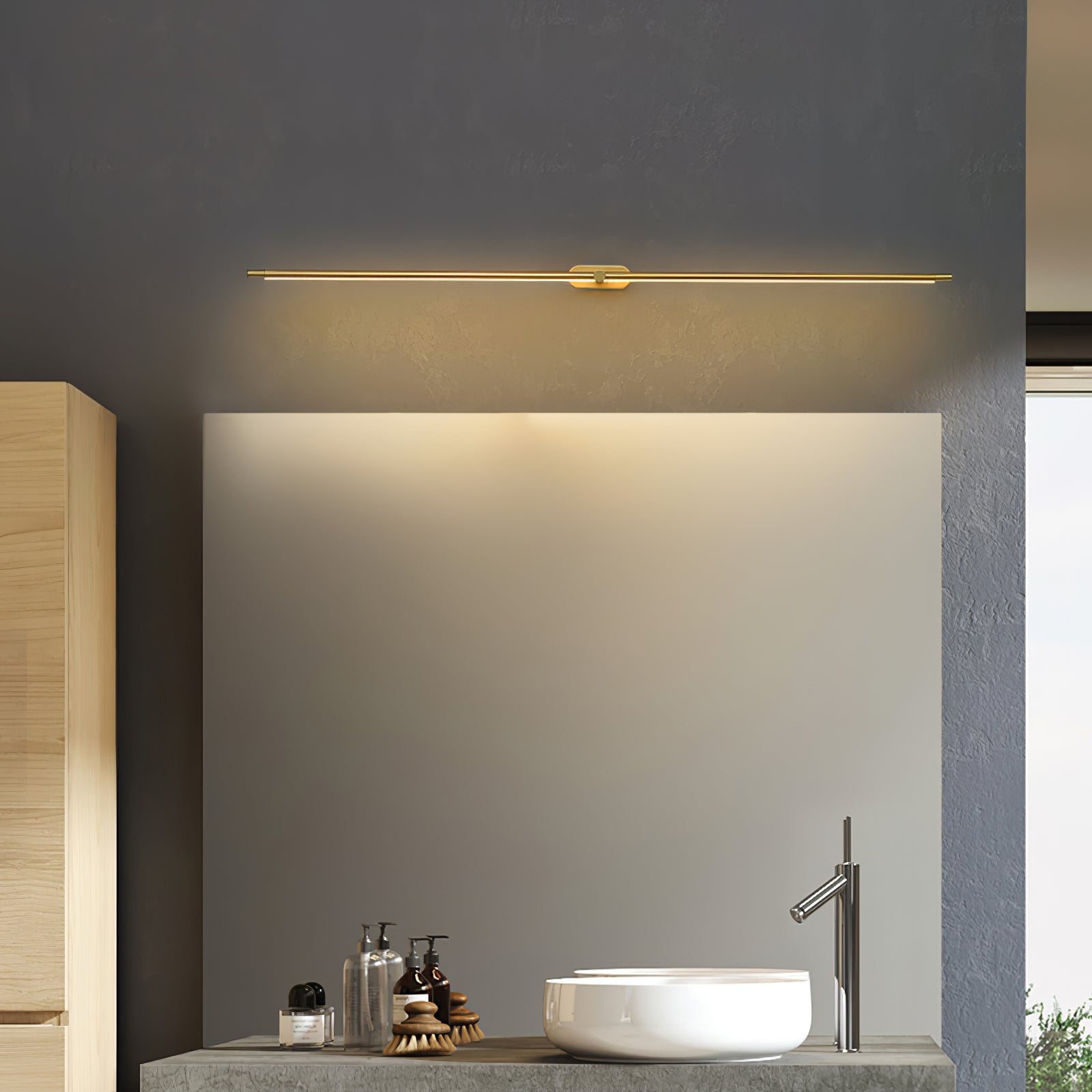 Arisha Minimalist Linear Rechargeable Wall Lamp