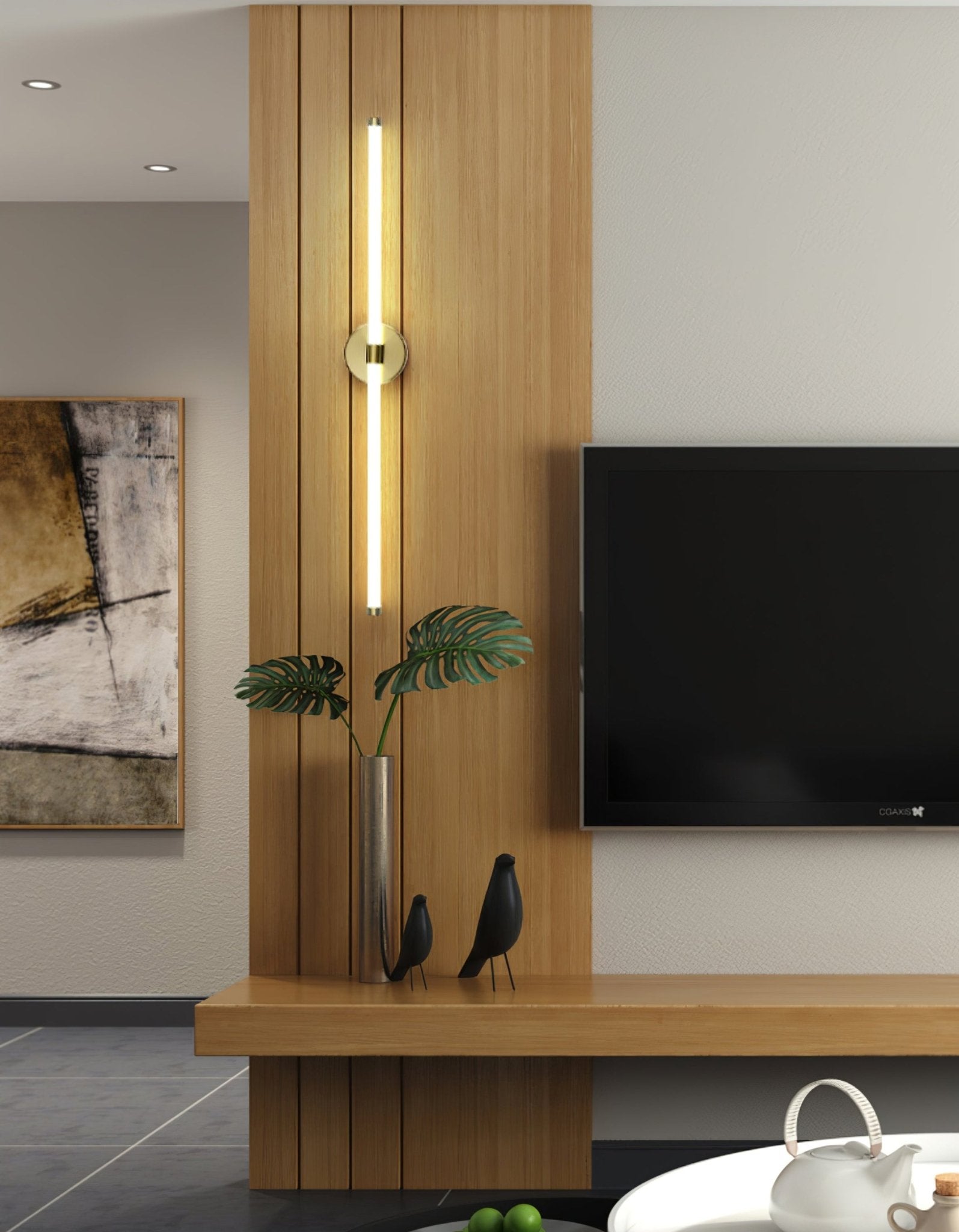 Cithayra Classic Minimalist Vertical Sconce Wall lamp - Letslighting