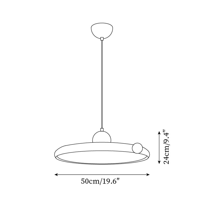 Minka Pendant Lamp Disc Sphere Minimalist - Letslighting