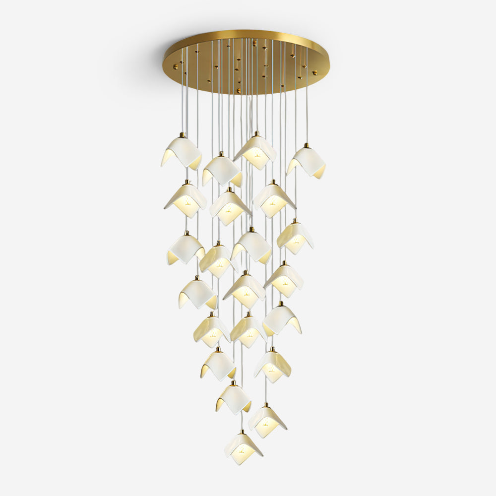 Mira Chandelier Bloom Floral Sculpture - Letslighting