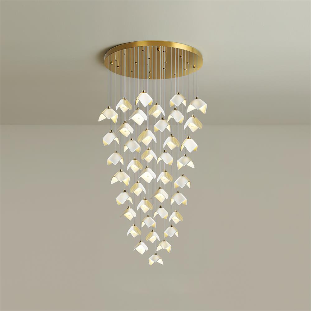 Mira Chandelier Bloom Floral Sculpture - Letslighting