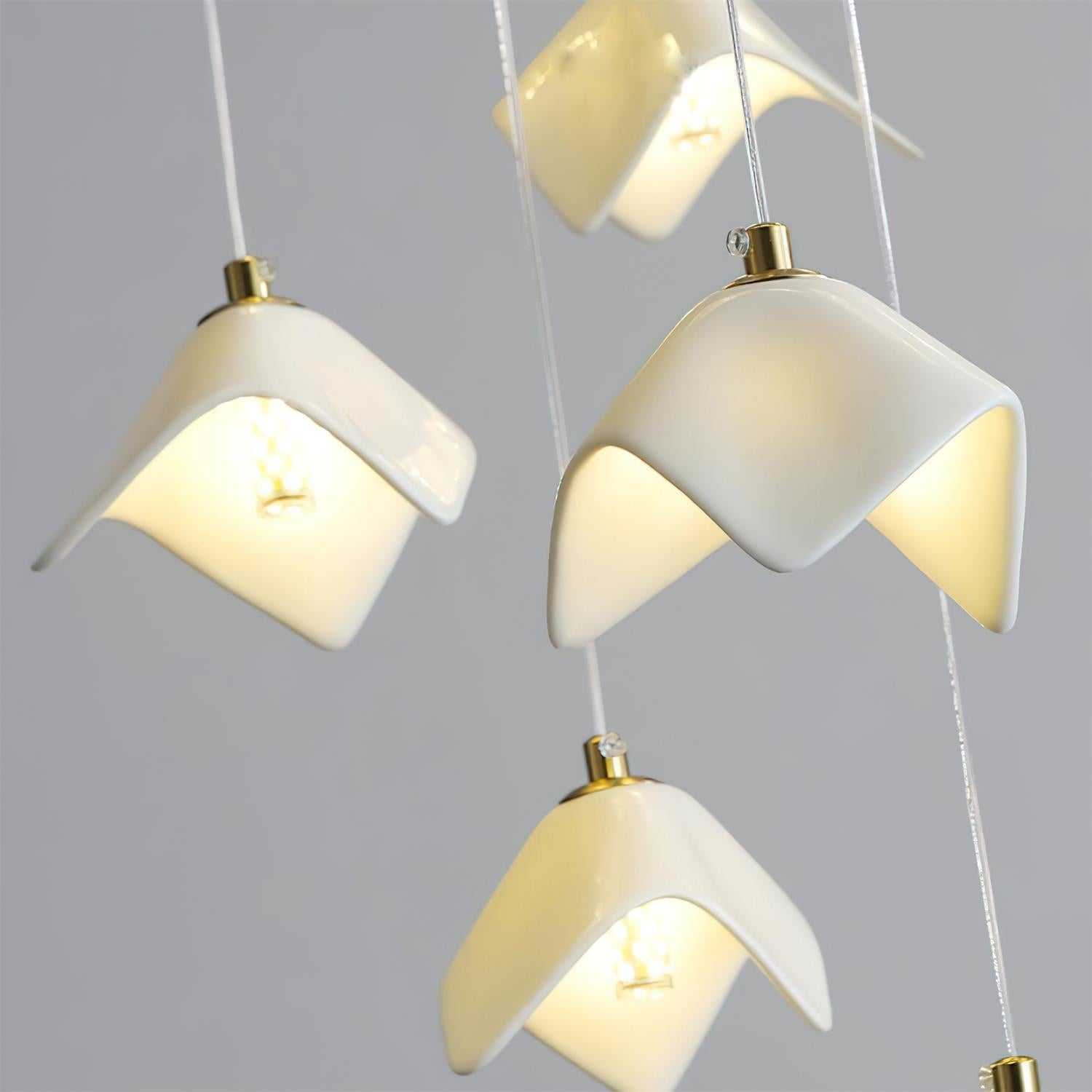 Mira Chandelier Bloom Floral Sculpture - Letslighting