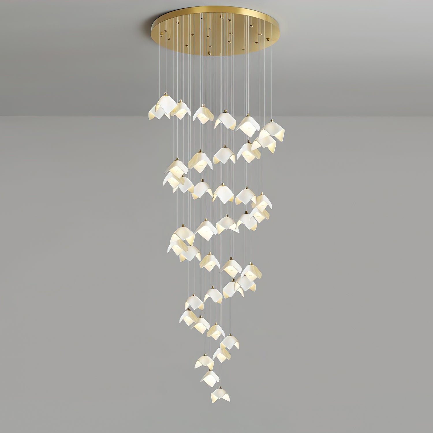 Mira Chandelier Bloom Floral Sculpture - Letslighting