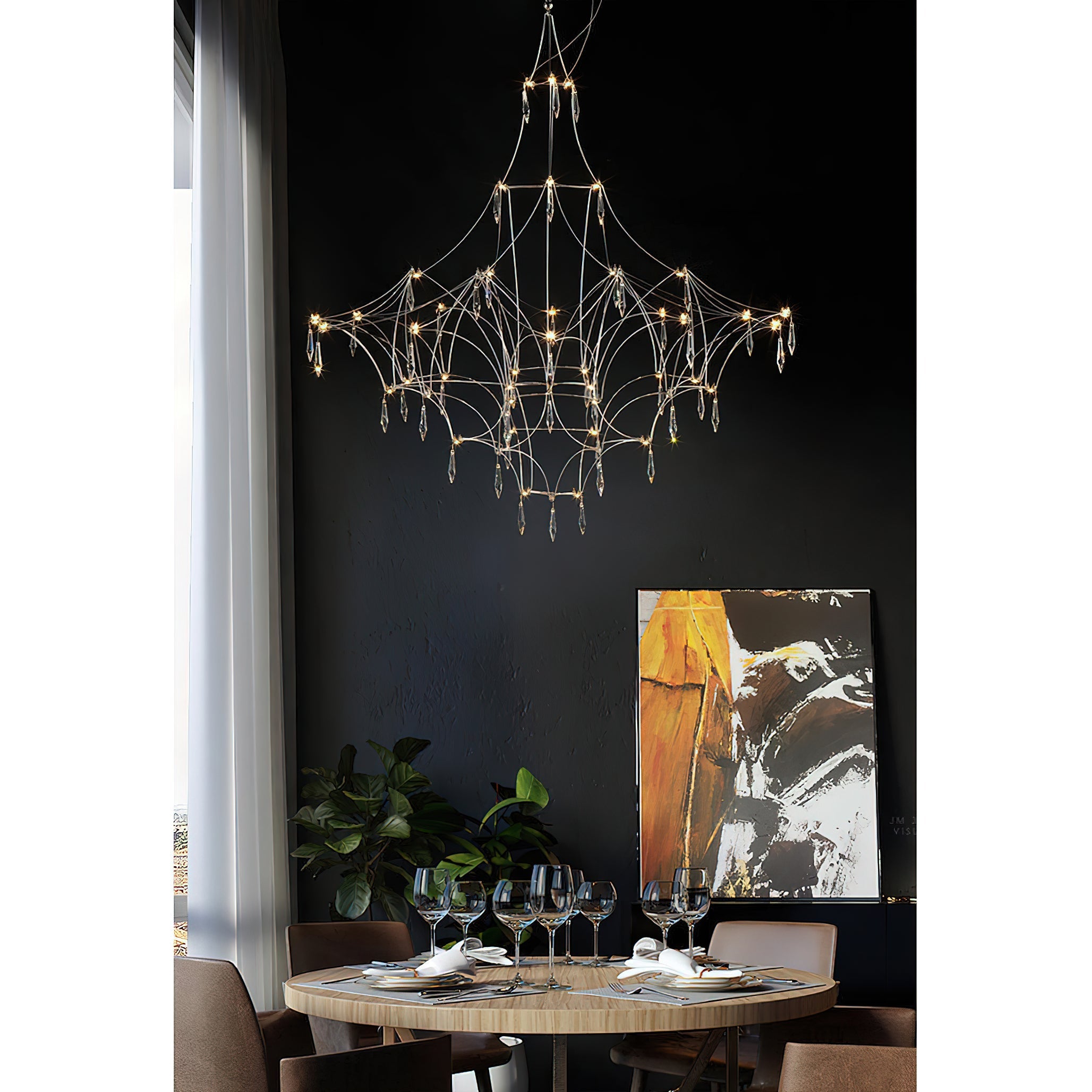 Allaeira Postmodern Luxury Crystal Chandelier - Letslighting