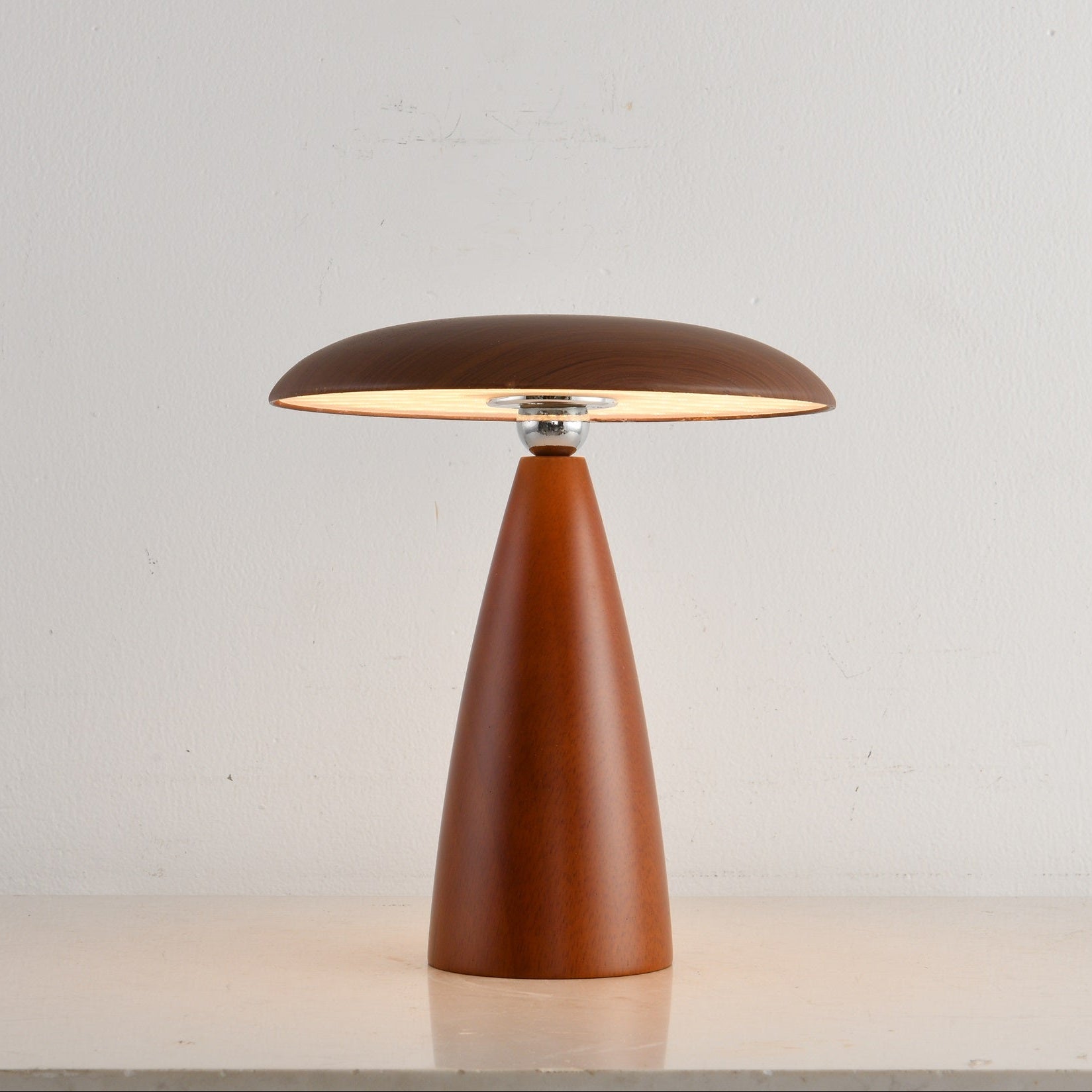Orbis Vintage Wood Table Lamp - Letslighting