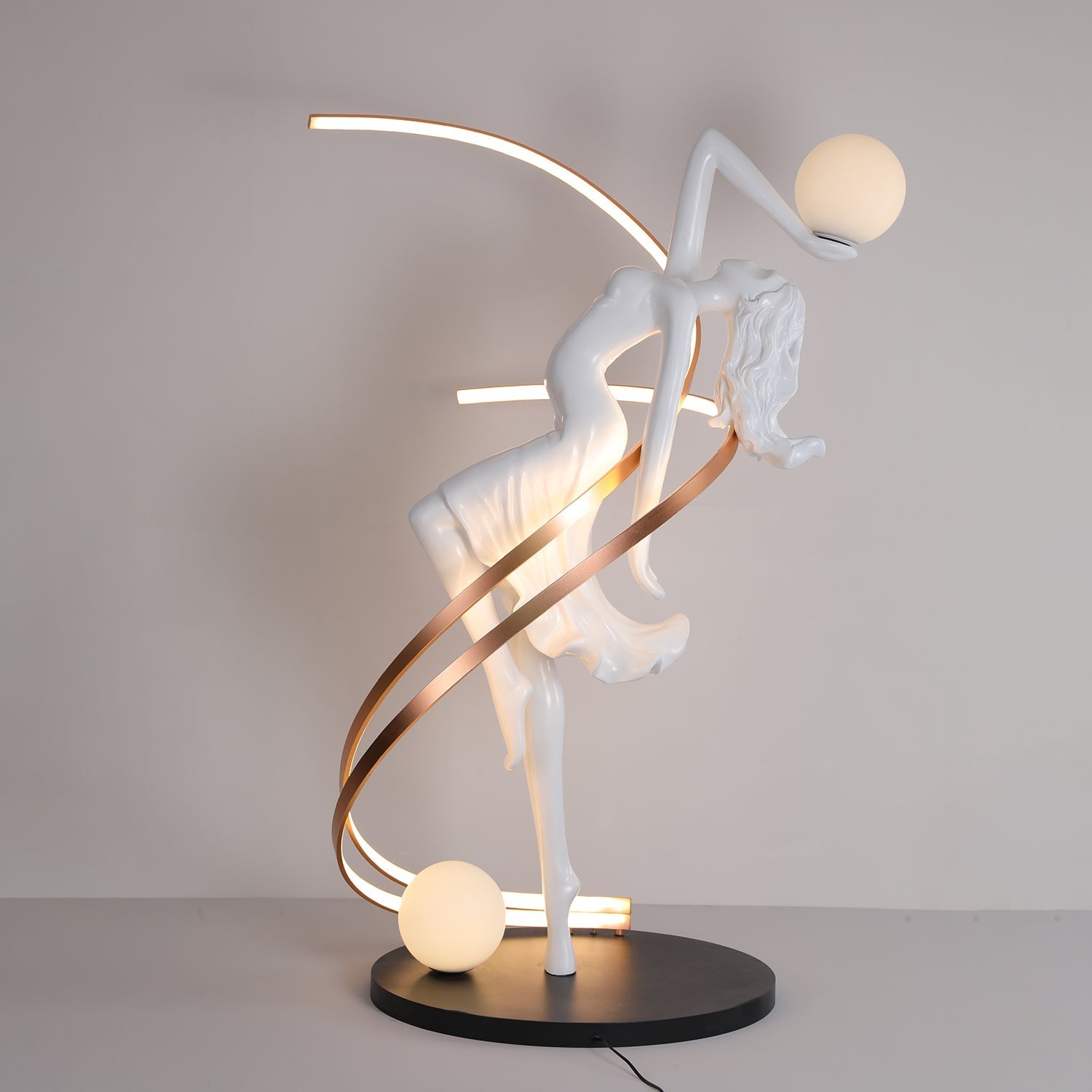 Lustra Floor Lamp Goddess Statue Elegant - Letslighting