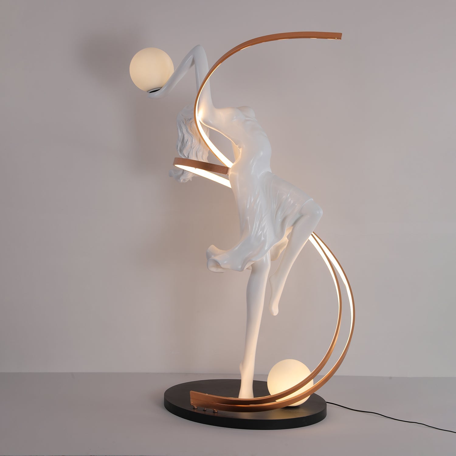 Lustra Floor Lamp Goddess Statue Elegant - Letslighting