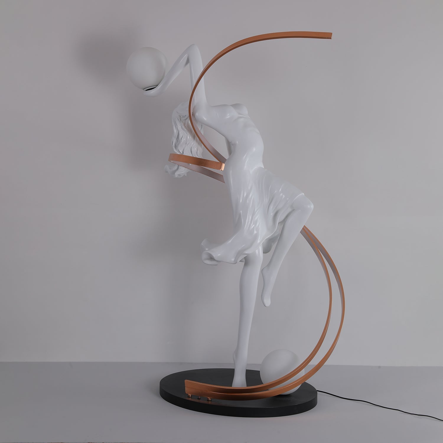 Lustra Floor Lamp Goddess Statue Elegant - Letslighting