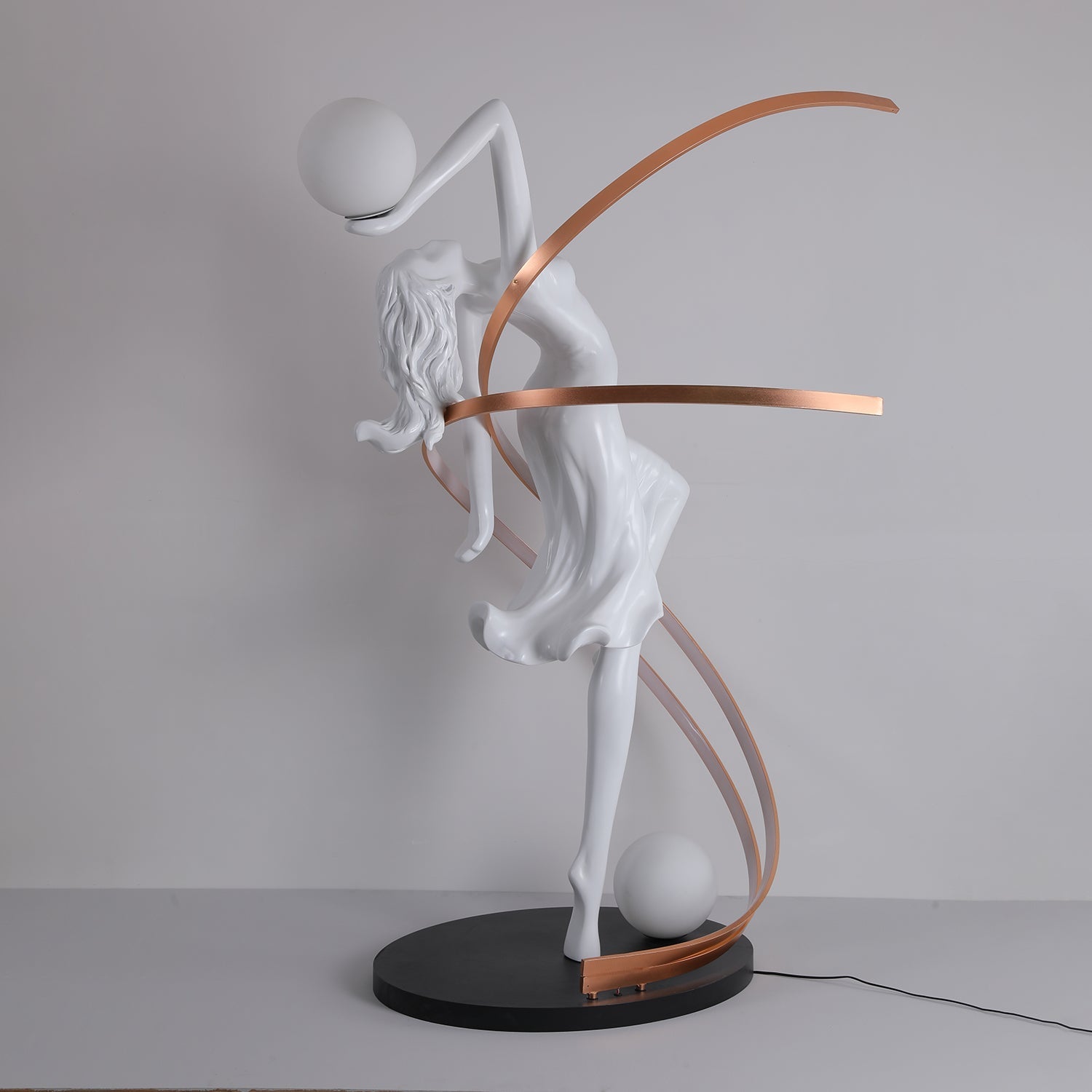 Lustra Floor Lamp Goddess Statue Elegant - Letslighting