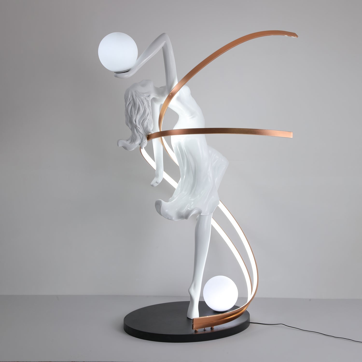 Lustra Floor Lamp Goddess Statue Elegant - Letslighting