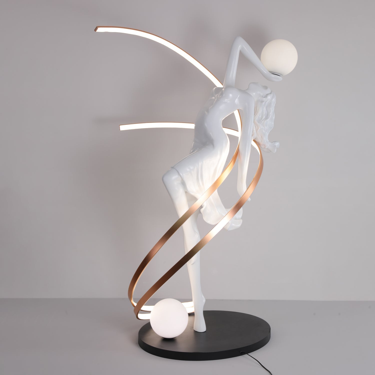 Lustra Floor Lamp Goddess Statue Elegant - Letslighting