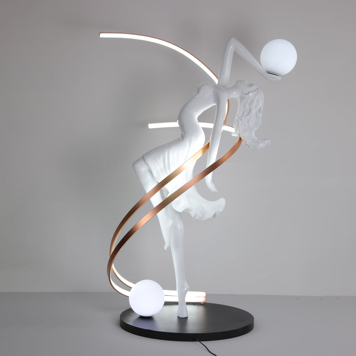 Lustra Floor Lamp Goddess Statue Elegant - Letslighting