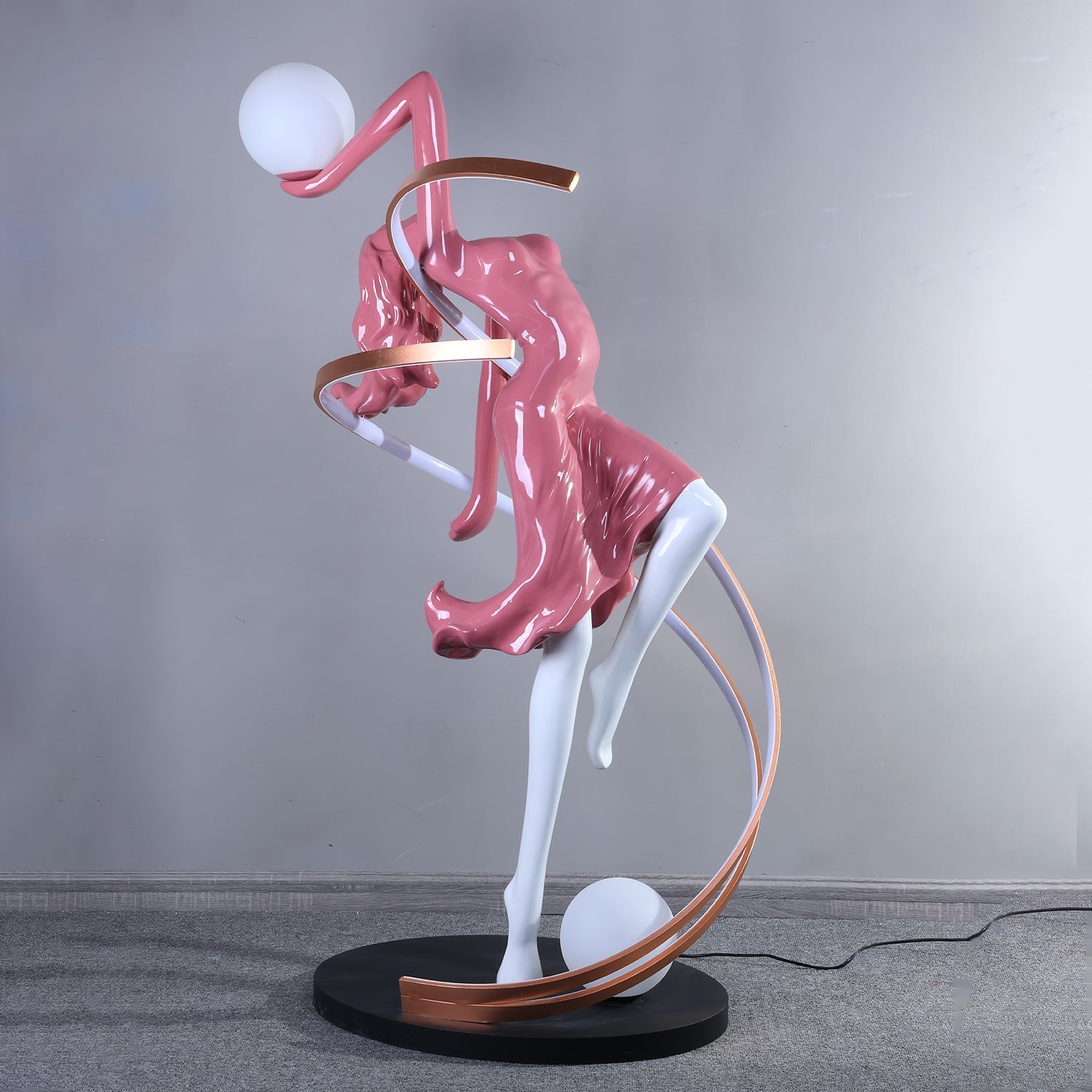 Lustra Floor Lamp Goddess Statue Elegant - Letslighting