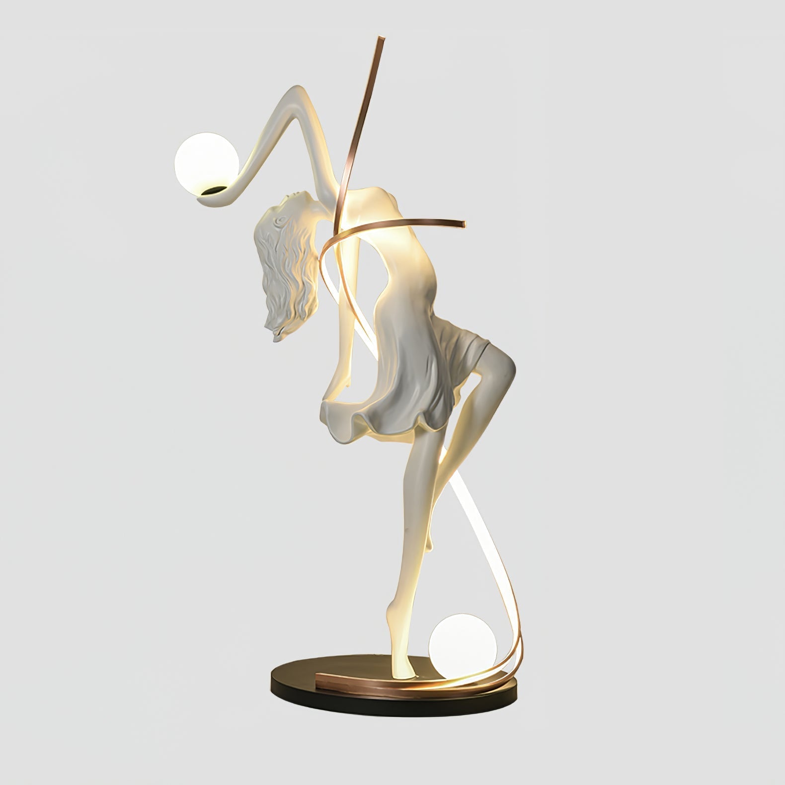 Lustra Floor Lamp Goddess Statue Elegant - Letslighting