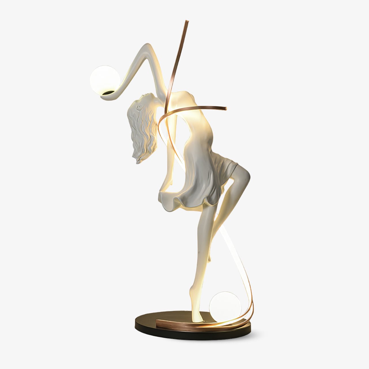 Lustra Floor Lamp Goddess Statue Elegant - Letslighting