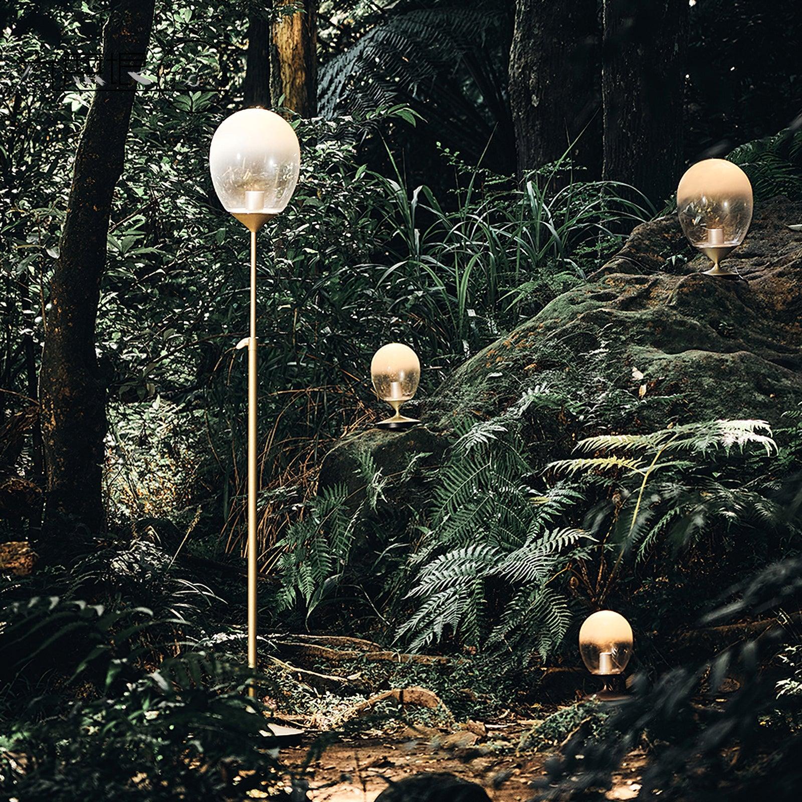 Aurace Gold Glass Artistic Table Lamp - Letslighting