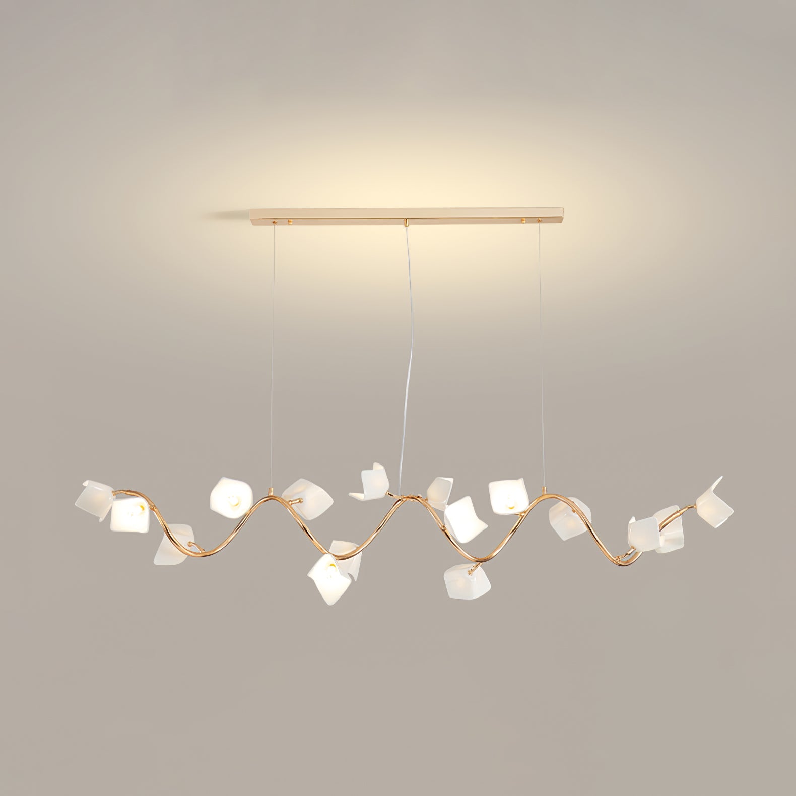 Arthearae Postmodern Luxury Flora Ceramics Chandelier - Letslighting