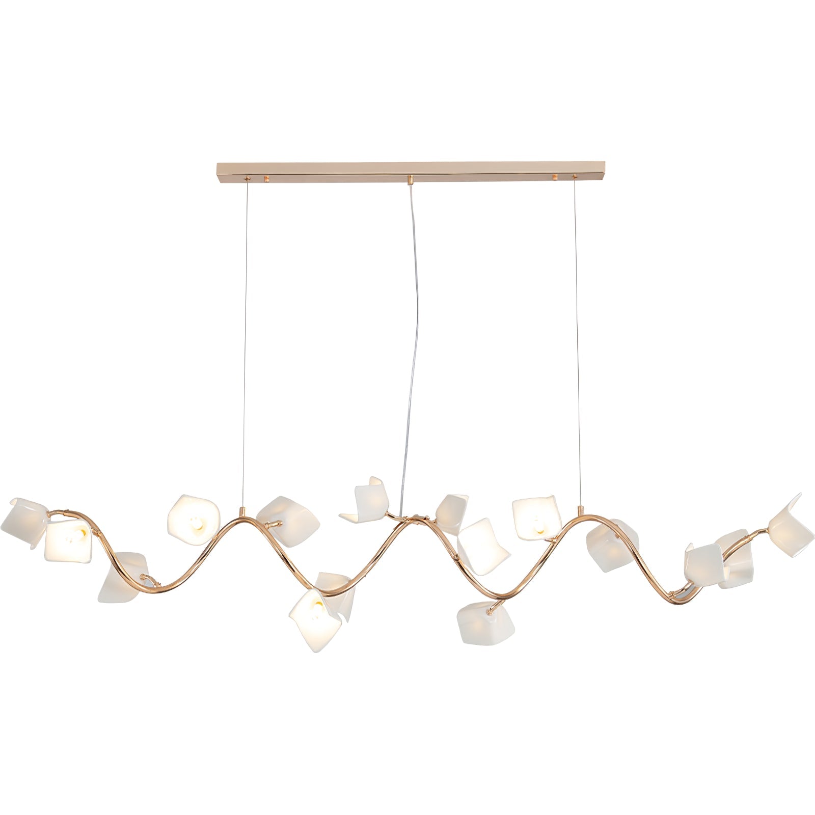 Arthearae Postmodern Luxury Flora Ceramics Chandelier - Letslighting