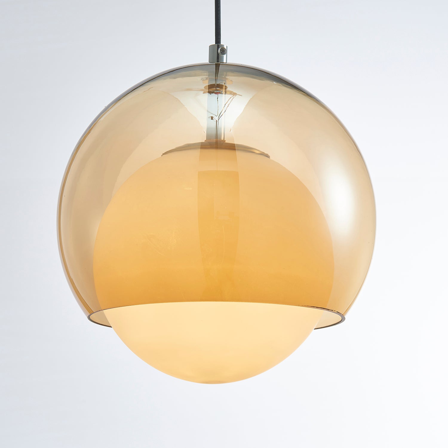 Pendant Light Double Globe Shade Glass Modern Minimalist Ambient - Letslighting