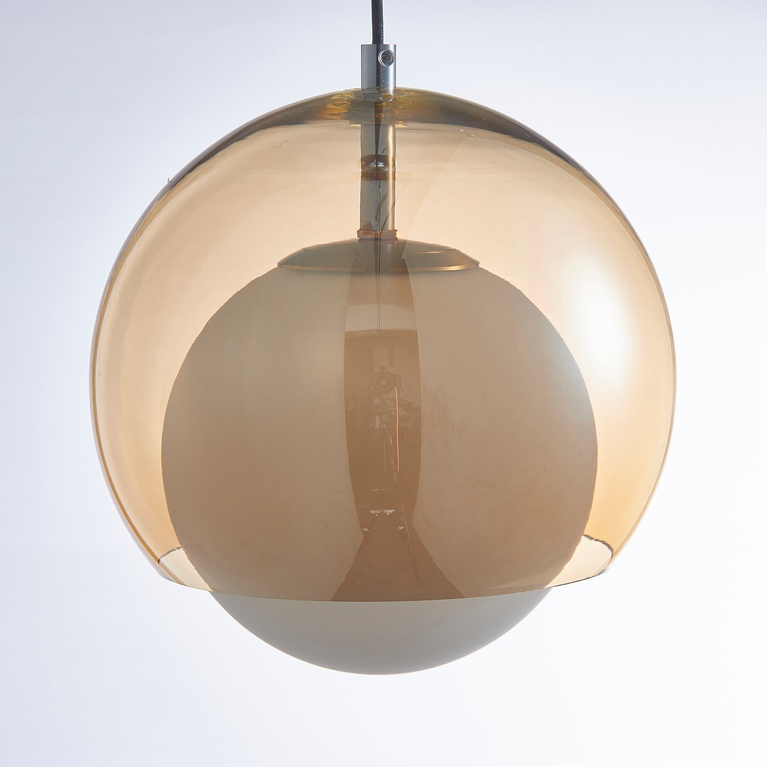 Pendant Light Double Globe Shade Glass Modern Minimalist Ambient - Letslighting