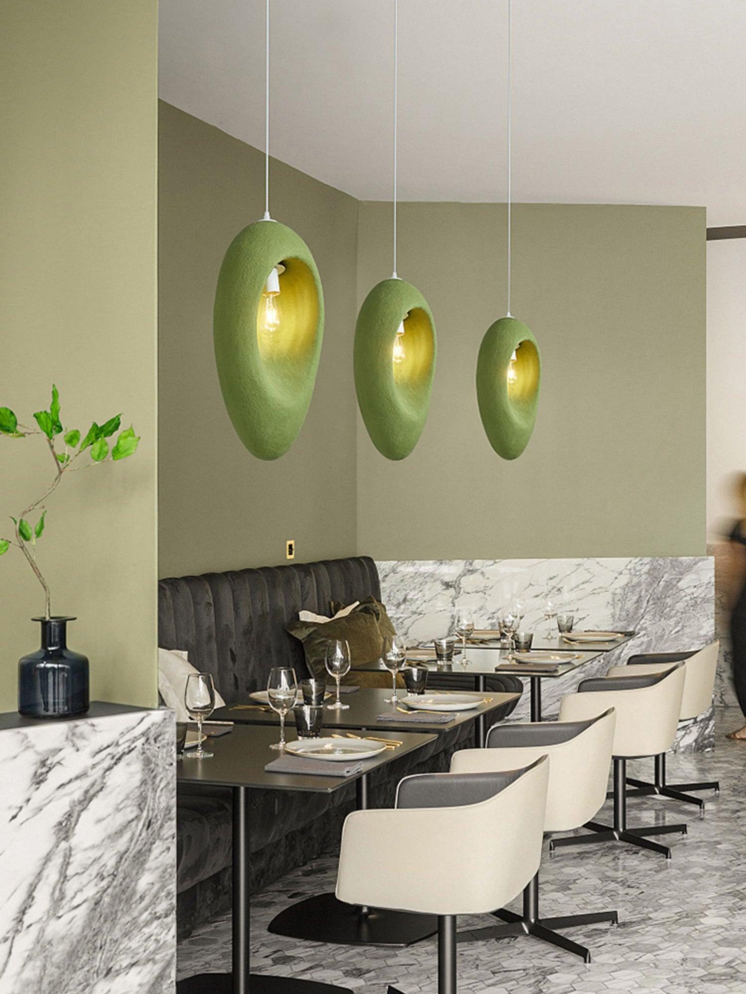 Ulrinara Modern Minimalist Plastic Pendant Light - Letslighting