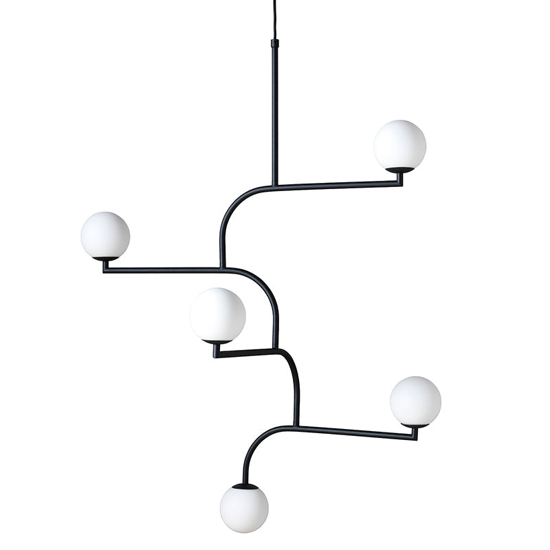 Zelireth Modern Minimalist Brass Glass Chandelier - Letslighting