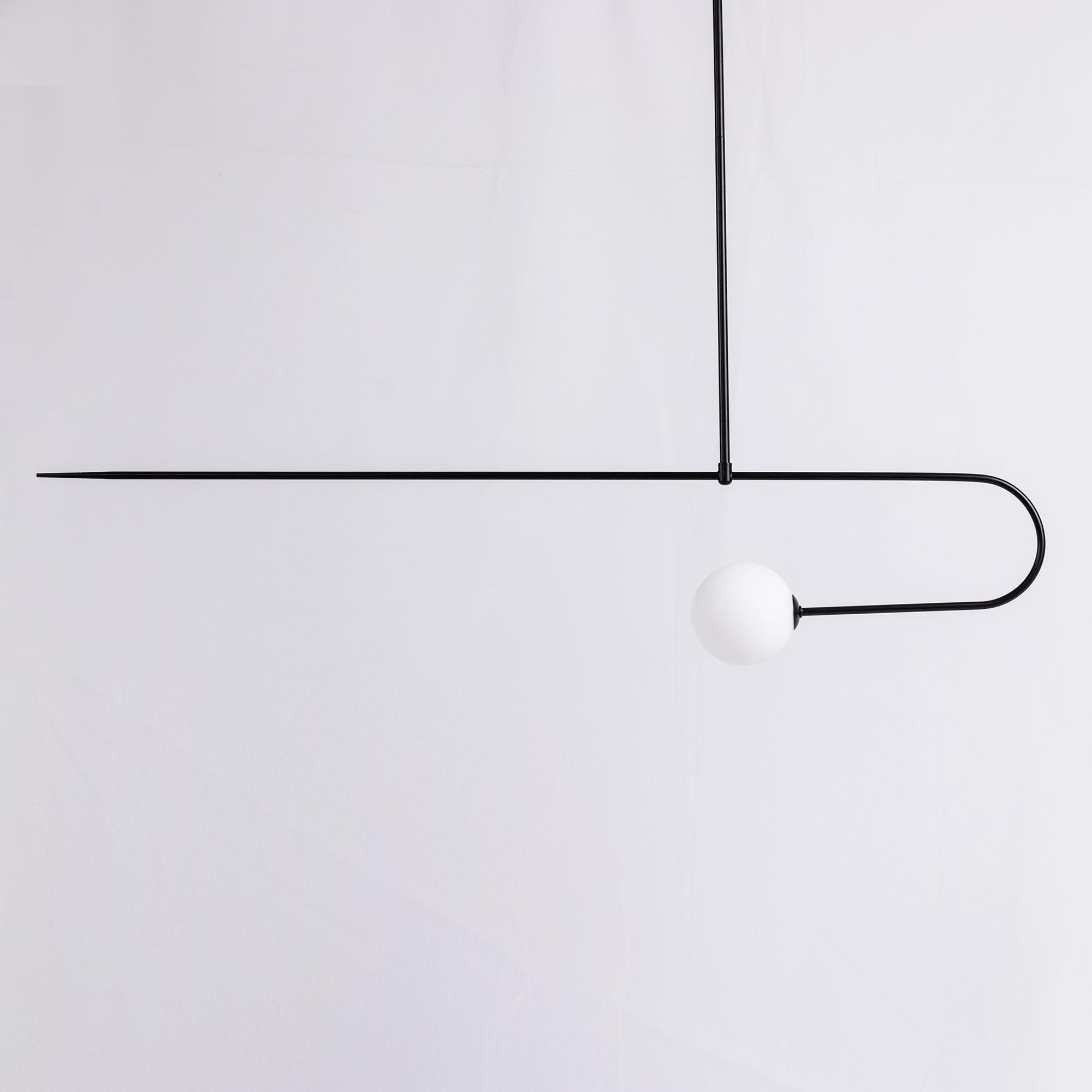 Lustra Chandelier Mobile Black Minimalist - Letslighting