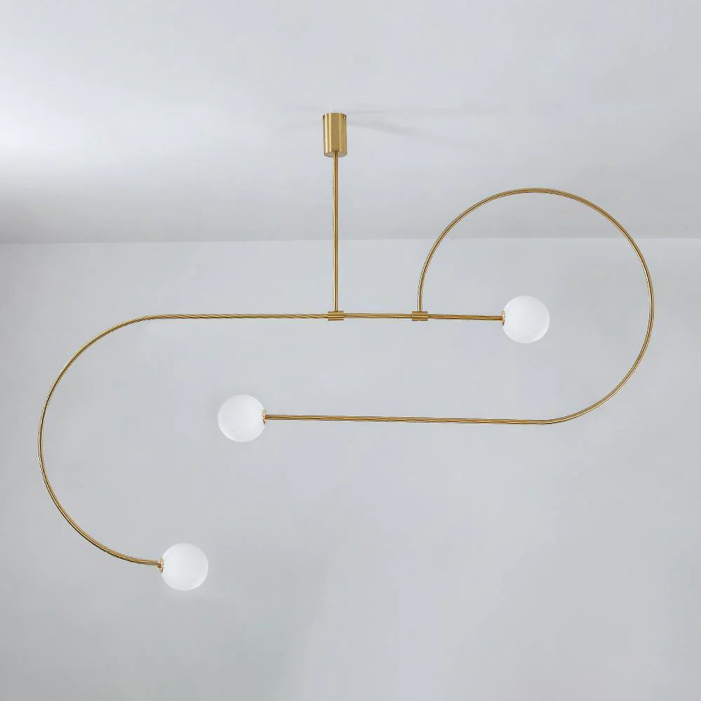 Lustra Chandelier Mobile Black Minimalist - Letslighting