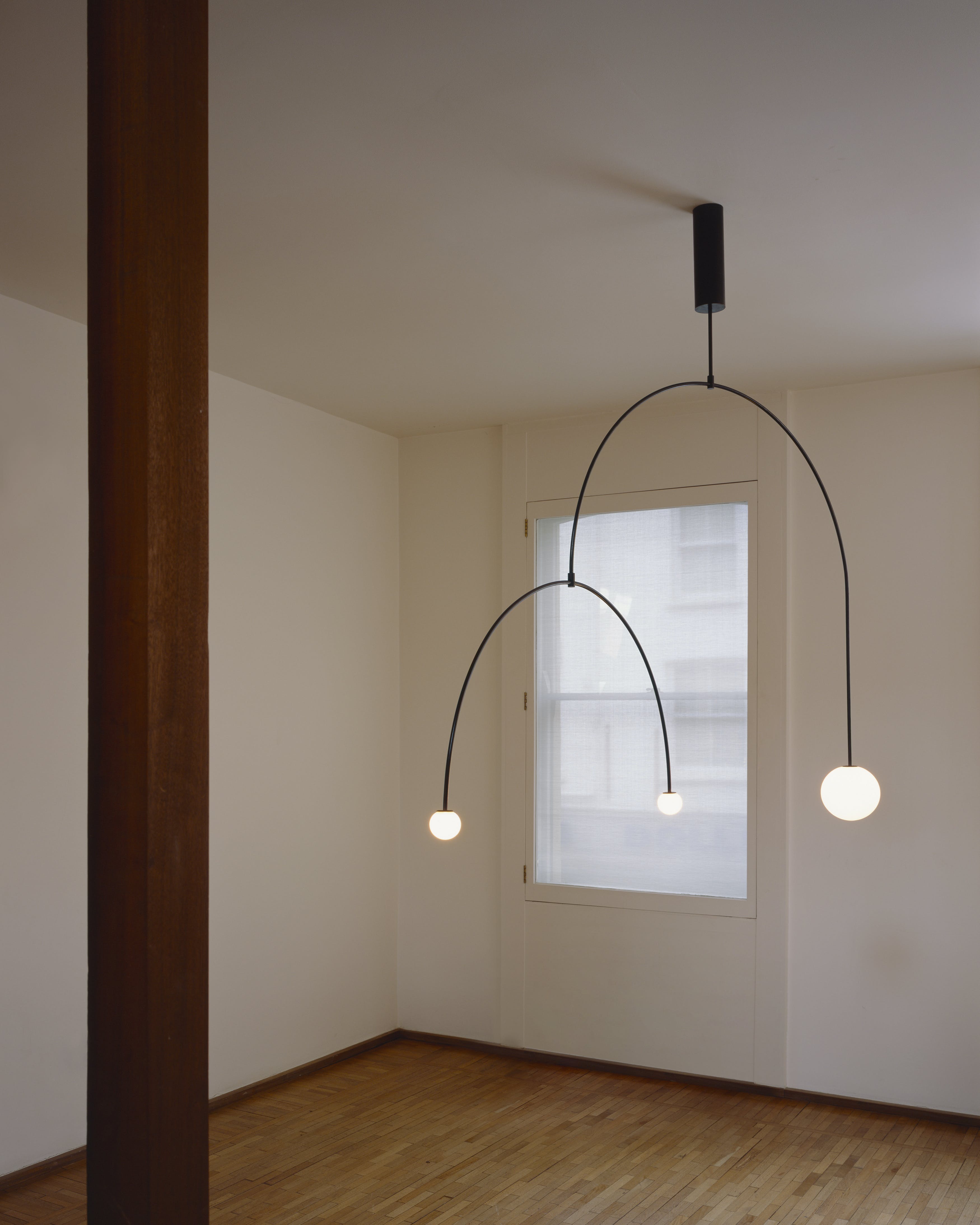 Lustra Chandelier Mobile Black Minimalist - Letslighting