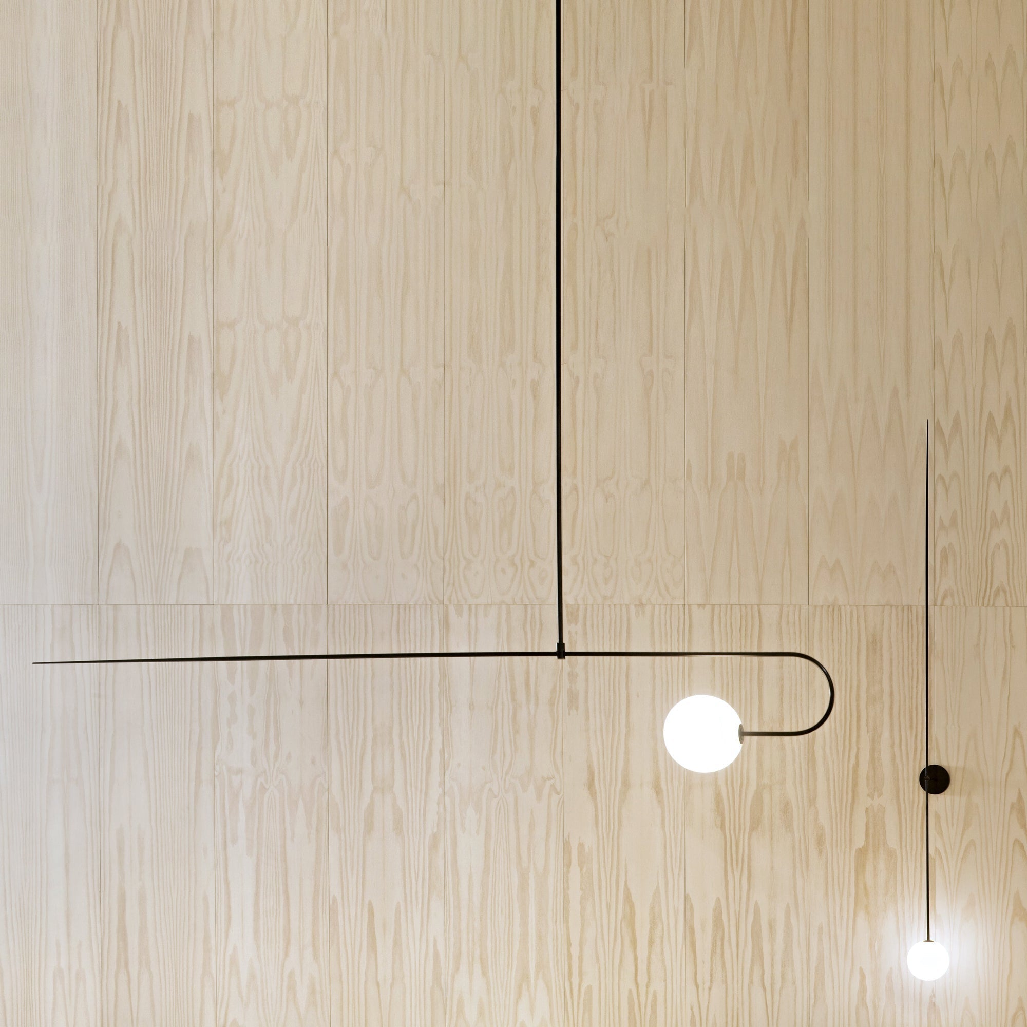 Lustra Chandelier Mobile Black Minimalist - Letslighting