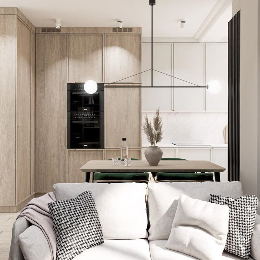 Lustra Chandelier Mobile Black Minimalist - Letslighting