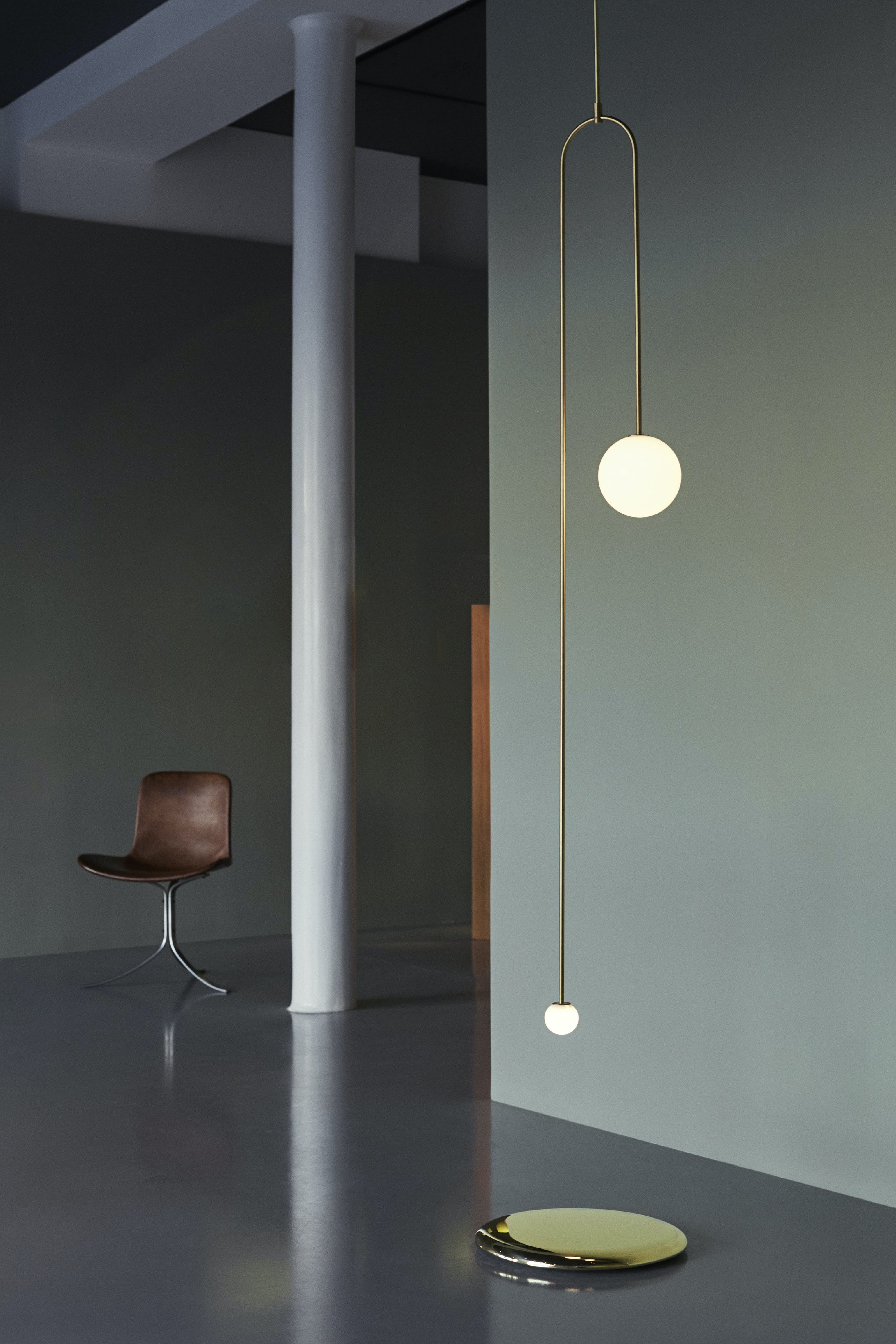 Lustra Chandelier Mobile Black Minimalist - Letslighting