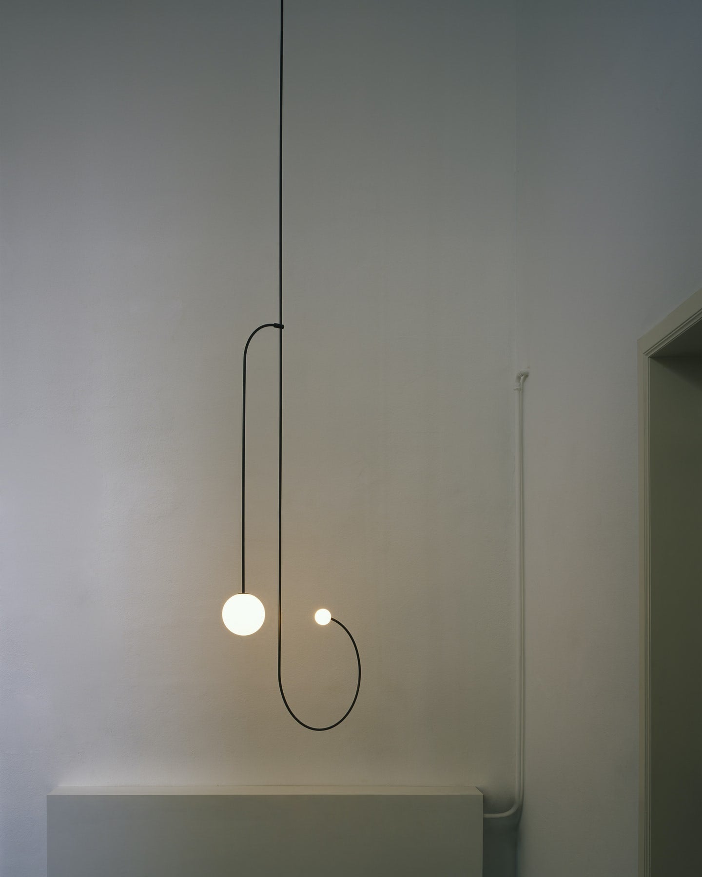 Lustra Chandelier Mobile Black Minimalist - Letslighting
