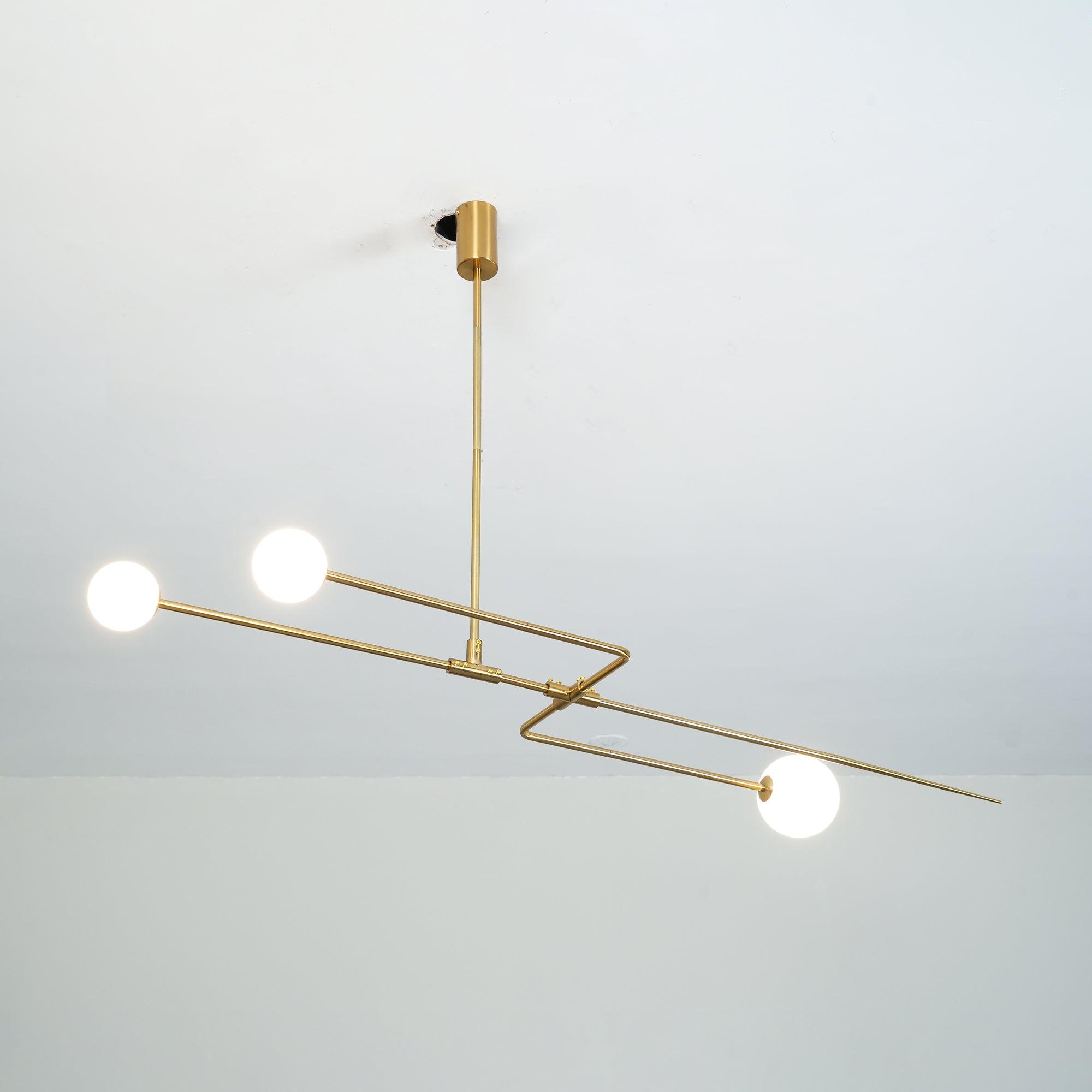 Lustra Chandelier Mobile Black Minimalist - Letslighting