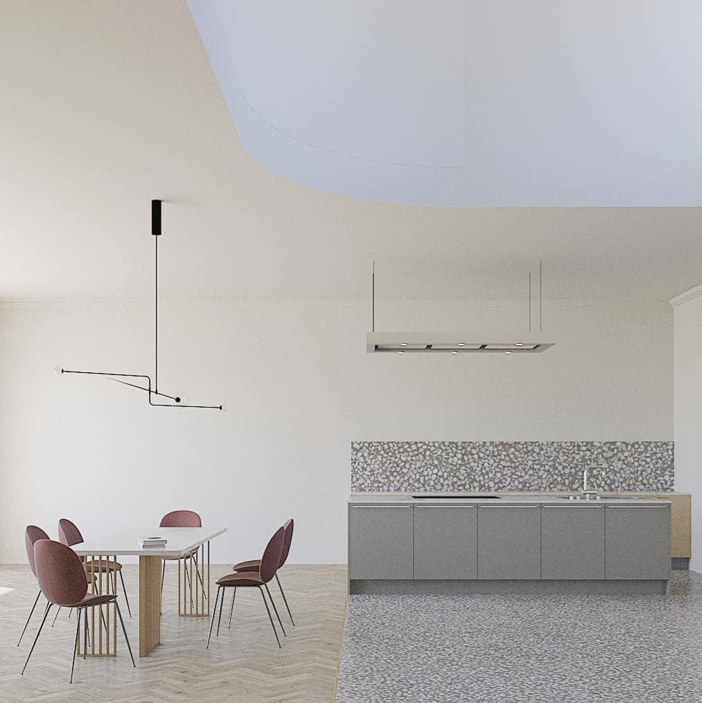 Lustra Chandelier Mobile Black Minimalist - Letslighting
