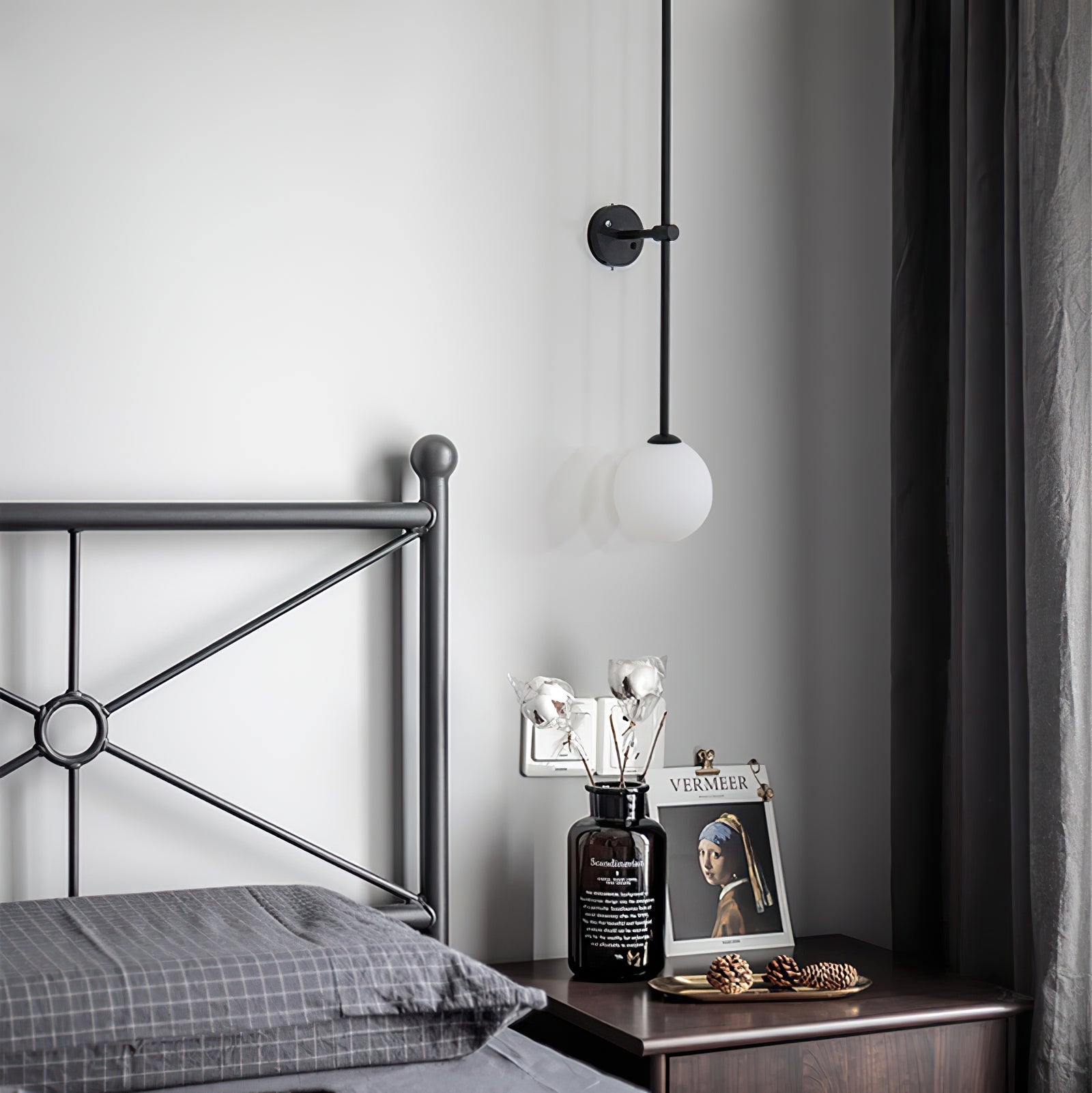 Gizmo Modern Minimalist Mobile Glass Wall Lamp - Letslighting