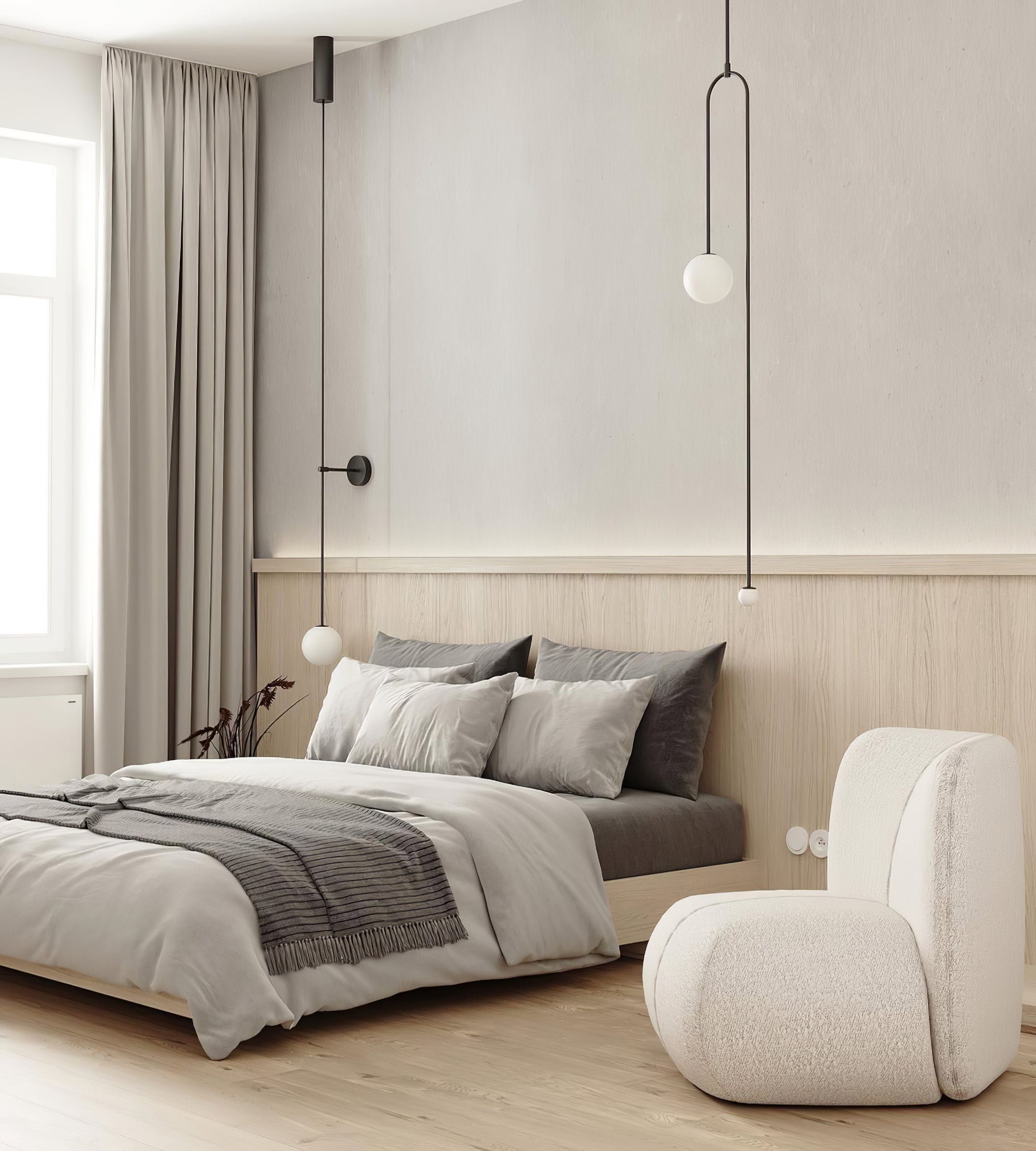 Gizmo Modern Minimalist Mobile Glass Wall Lamp - Letslighting