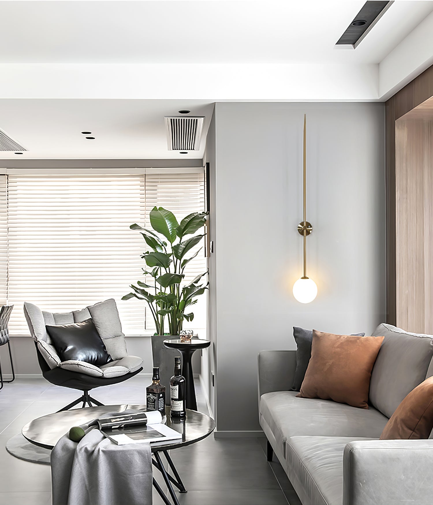 Gizmo Modern Minimalist Mobile Glass Wall Lamp - Letslighting