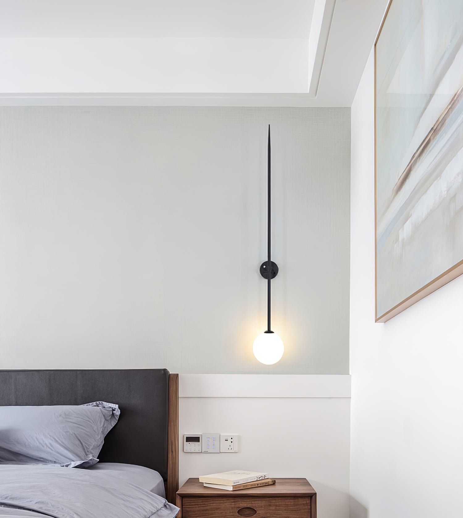 Gizmo Modern Minimalist Mobile Glass Wall Lamp - Letslighting
