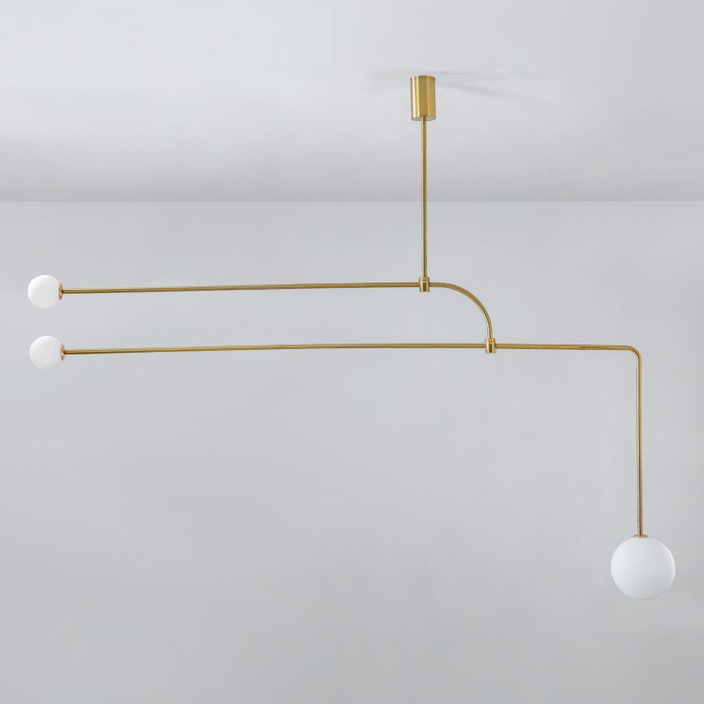 Lustra Chandelier Mobile Black Minimalist - Letslighting