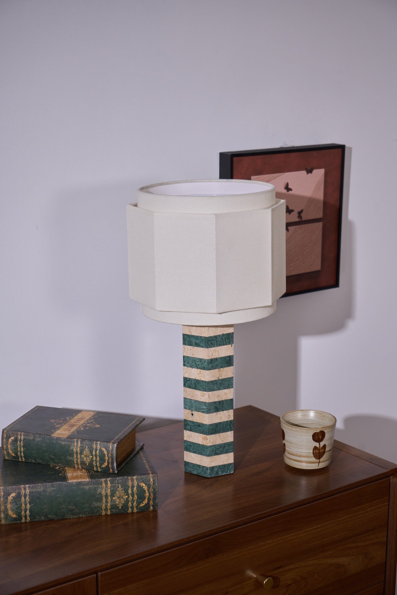 Stripes Fabric Table Lamp - Letslighting