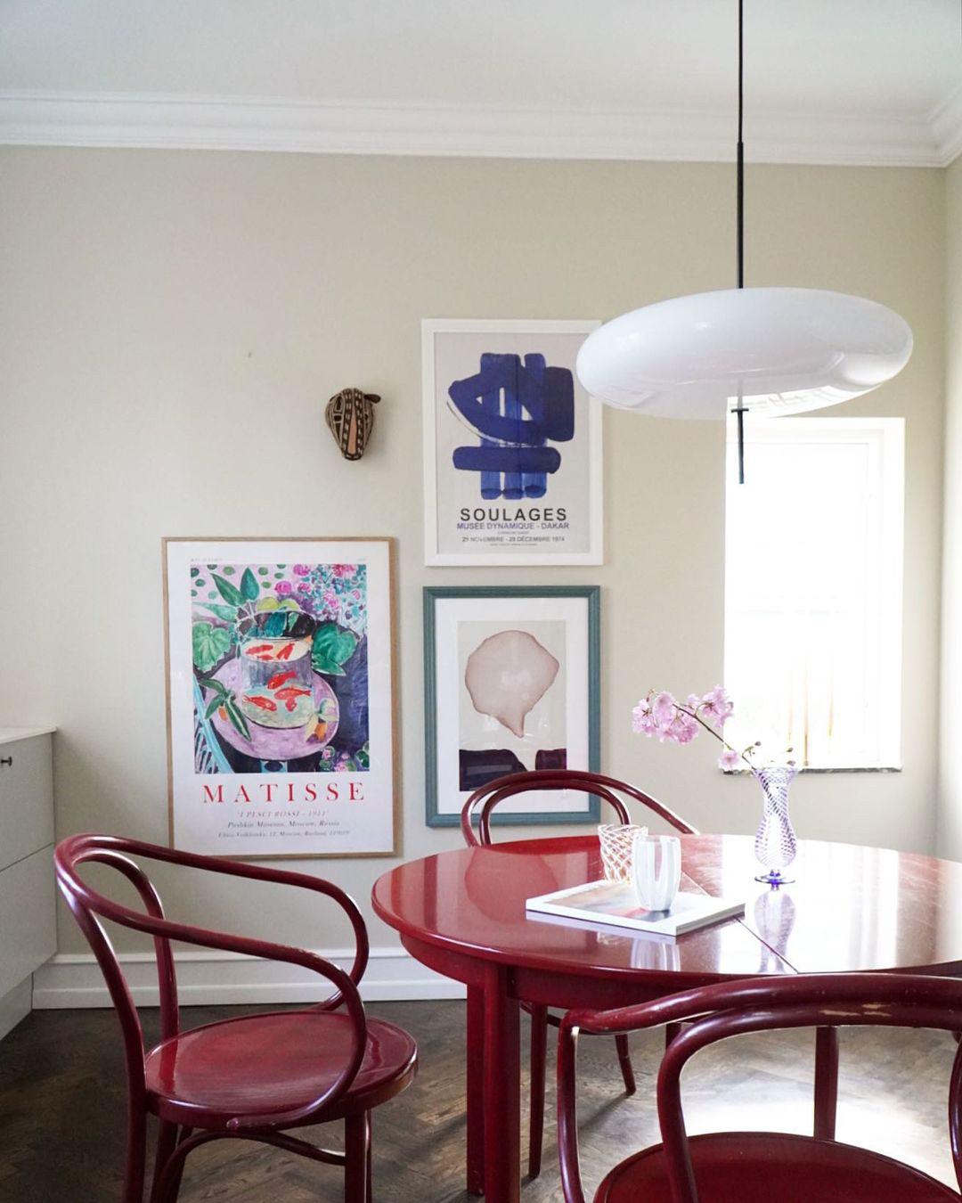 Lustra Pendant Lamp Joined Black-Painted for Living Room - Letslighting