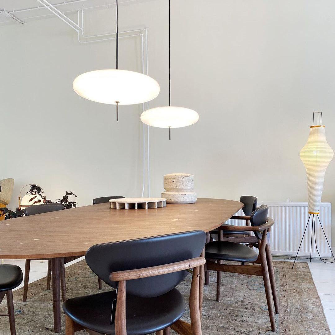 Lustra Pendant Lamp Joined Black-Painted for Living Room - Letslighting