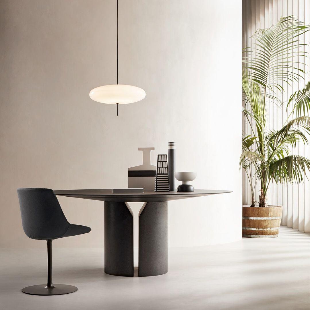 Lustra Pendant Lamp Joined Black-Painted for Living Room - Letslighting