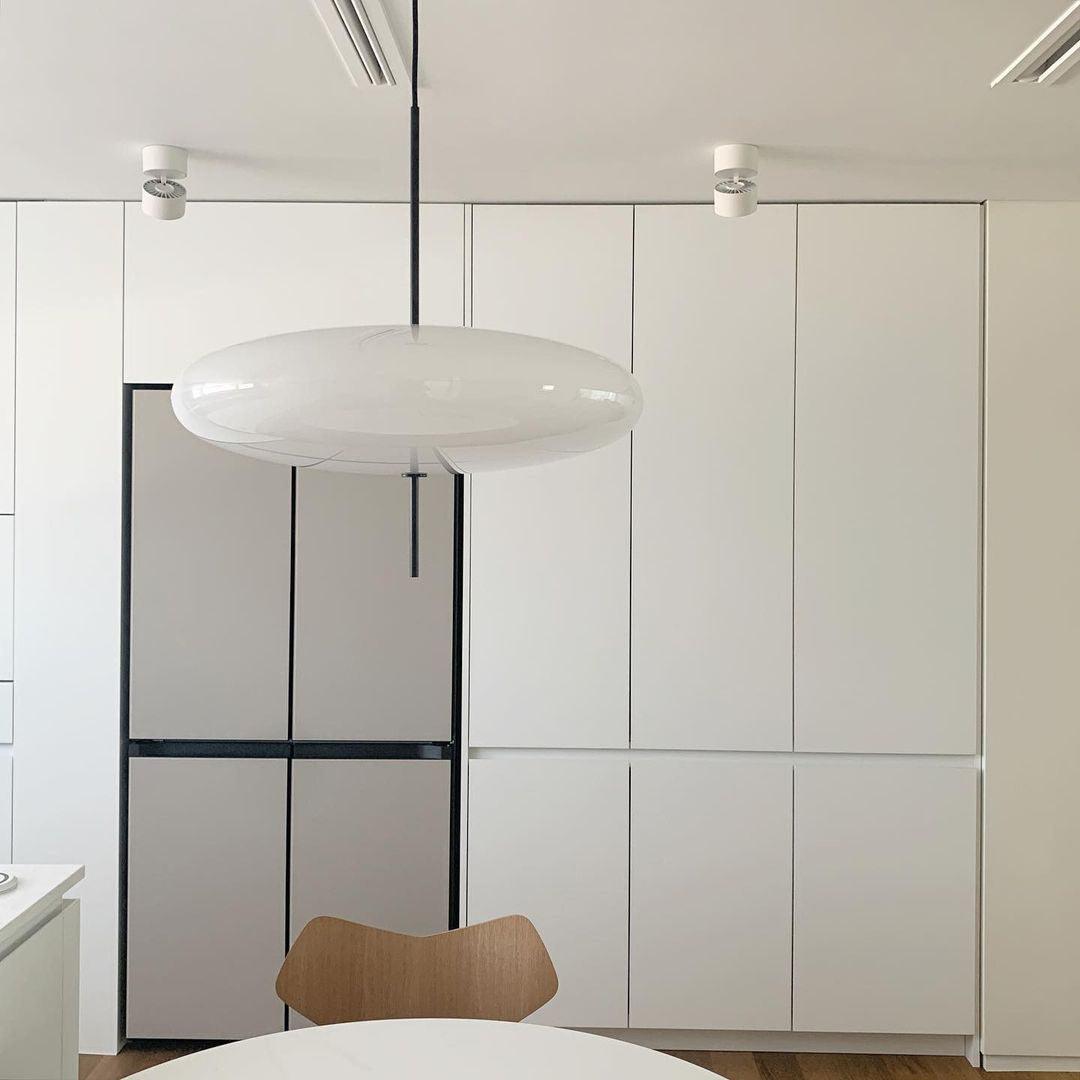 Lustra Pendant Lamp Joined Black-Painted for Living Room - Letslighting