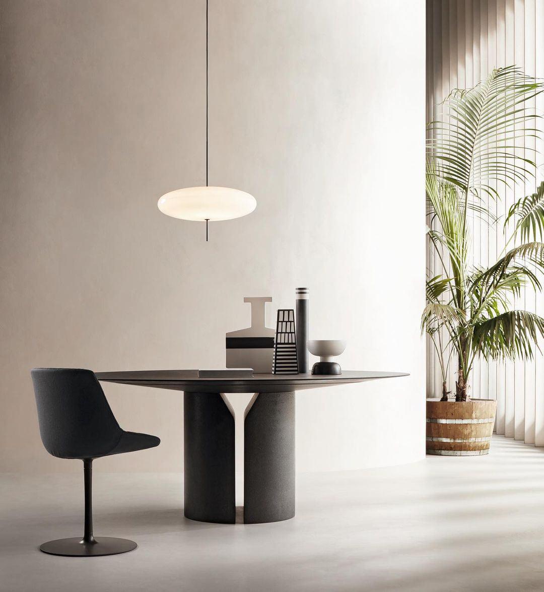 Lustra Pendant Lamp Joined Black-Painted for Living Room - Letslighting
