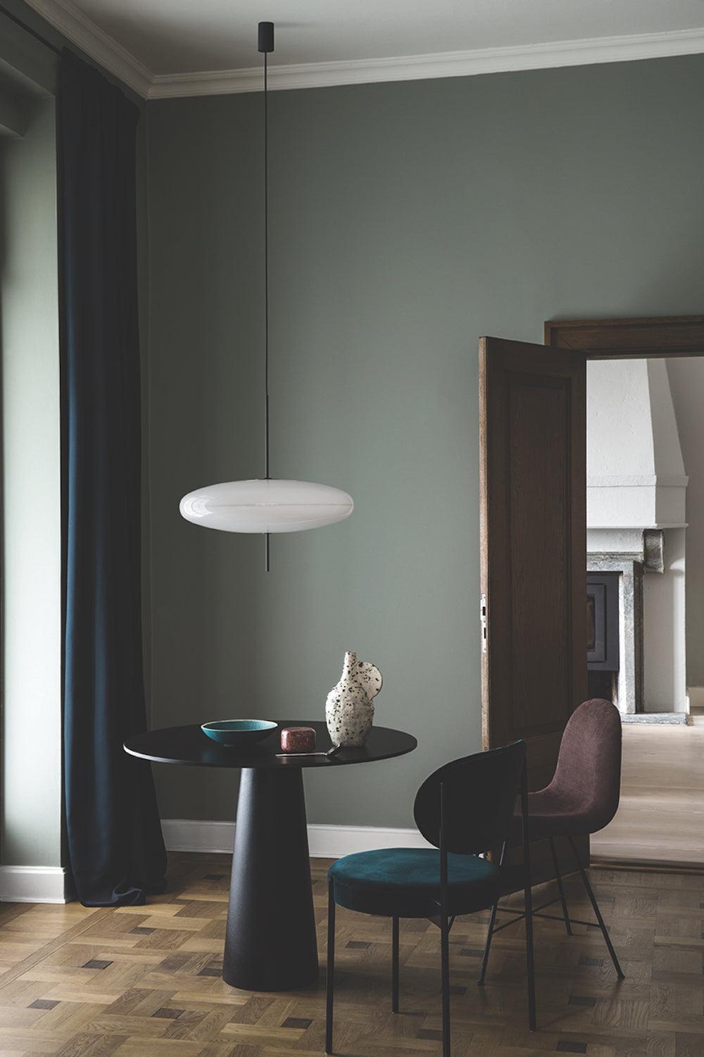 Lustra Pendant Lamp Joined Black-Painted for Living Room - Letslighting