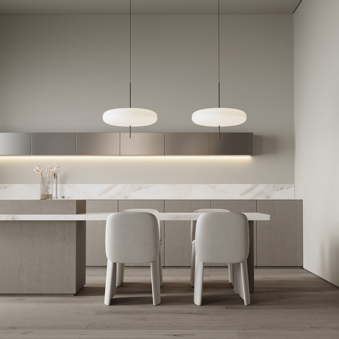 Arisha Nordic Modern Oval Single Pendant Light