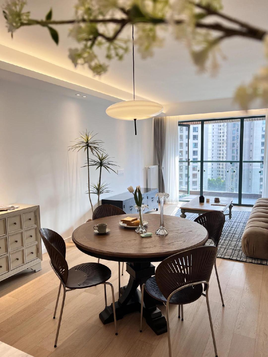 Lustra Pendant Lamp Joined Black-Painted for Living Room - Letslighting