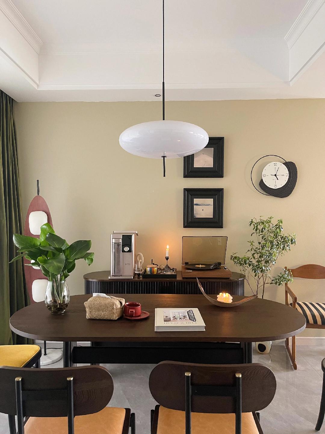 Lustra Pendant Lamp Joined Black-Painted for Living Room - Letslighting